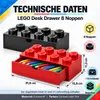 LEGO zásuvka na stôl 8 (čierna, výstupky) Náhľad obrázku produktu 9