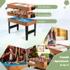 Stół do gier COSTWAY 3 w 1, piłkarzyki, bilard i cymbergaj, Podgląd zdjęcia produktu 4