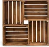 4x houten kist PINEEA, groot 50x40x30 cm - vintage houten Productafbeelding-voorbeeld 2