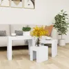 Maison Exclusive - Tables gigognes 3 pièces, blanc, Voir les images du produit 3