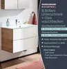 B.Brillant Waschbeckenunterschrank  inklusive weißem Produktbild-Vorschau 2