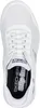 Top-down view of a white athletic shoe. Voir les images du produit