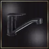 A black faucet is shown against a black background with a golden border. Podgląd zdjęcia produktu