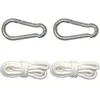 Hängematten Befestigung bis 160kg - mit Karabiner und Produktbild-Vorschau 3