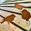 Rost Vogel Gartendeko für Draußen Herbstdeko Outdoor, Produktbild-Vorschau 4