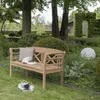 Teakholz Friesenbank - bene living - Föhr 130 cm Produktbild-Vorschau 6