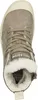 A top-down view of a brown Palladium ankle boot with white fur lining. Produktbild-Vorschau