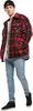 Urban Classics - Flanell Teddy Shirt Jacke rot - L Produktbild-Vorschau 4