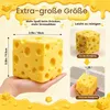 Jouet anti-stress en forme de fromage/beurre, souple et Voir les images du produit 5
