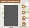 Jopassy 2 Stücke Senkrechtmarkise Anthrazit 160 x 240cm Produktbild-Vorschau 2