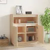vidaXL Příborník 70x34x80 cm borovice masiv Náhled obrázku produktu 3