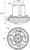 Silnik turbina (zamiennik DOMEL 467.3.403-3) 1400W do Podgląd zdjęcia produktu 4