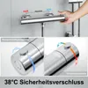 JOHO Thermostat Duschsystem mit Duscharmatur, Produktbild-Vorschau 4