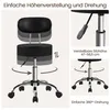 Yaheetech Drehhocker Rollhocker mit abnehmbaren Produktbild-Vorschau 6