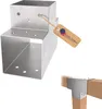 GeZu Impex Pfostenecke 3 Balken T-Model 121 x 121 mm Produktbild-Vorschau 1