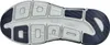 The sole of a blue and white Skechers sneaker. Produktbild-Vorschau