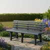 Gartenbank Orchidea 3 Sitzer B 145 x T 49 x H 74 cm, Farbe Produktbild-Vorschau 3