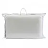 A white pillow is shown inside a clear plastic bag with a handle. Produktbild-Vorschau