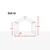 TOOLPORT Lagerzelt 3x4 m Zelthalle Unterstand Zeltgarage PE Produktbild-Vorschau 10
