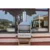 Griglia a carbone con cofano L 77 X P 57,5 Lamiera di Anteprima dell’immagine prodotto 2