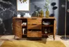 FineBuy Sideboard Sheesham Bois Massif 160cm 2 portes & 3 Voir les images du produit 2