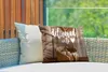 MuchoWow® Outdoor Kissen - Mit Liebe befreit' - Sprüche - Produktbild-Vorschau 3