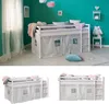 Homestyle4u Kinder Hochbett 90x200 weiss mit Sternen Produktbild-Vorschau 9