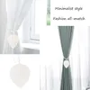 4 Stück Raffhalter Boho Blätter Vorhanghalter Baumwolle Produktbild-Vorschau 4