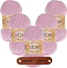 5 x ALIZE Softy 185 Baby Pink mit Label Produktbild-Vorschau 1