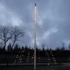 Lampki LED z pierścieniem 10 linii x 7m białe ciepłe 3000k Podgląd zdjęcia produktu 1