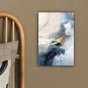 MuchoWow® - Leinwandbilder - Blau - Modern - Marmor - Produktbild-Vorschau 5