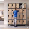 Šatní skříň 5B4A, regálová skříň, skříň s uzamykatelnými Náhled obrázku produktu 8