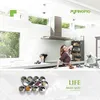 Gewürzgläser 12 Set, Edelstahl Transparent Top BBQ Produktbild-Vorschau 4