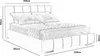 ADIDAR Celine Polsterbett 200x200cm Doppelbett Holzrahmen Produktbild-Vorschau 4