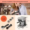 Klarstein Espresso Siebträgermaschine mit Milchaufschäumer, Produktbild-Vorschau 5