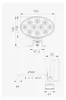 ASPÖCK 38-8200-007 LED couvací světlo oválné univerzální Náhled obrázku produktu 2