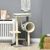 PawHut Kratzbaum 104cm Katzenbaum mit Katzenhöhle, Produktbild-Vorschau 2