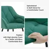 WOLTU Jedálenská stolička, ergonomické kreslo, zo zamatu, Náhľad obrázku produktu 6