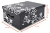 3er Set Aufbewahrungsbox mit Deckel 51 x 37 cm - Schwarz Produktbild-Vorschau 2