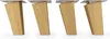 4x sossai Holzfüße eckig - schräge Ausführung 10cm Eiche Produktbild-Vorschau 3