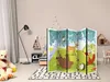 A children's room with a decorative folding screen featuring cartoon animals. Náhľad obrázku produktu