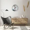 Wanduhr - Rund - Glasuhr - Tanz Frau Ballerina - 40x40cm - Produktbild-Vorschau 6