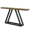 Tribesigns Schmaler Konsolentisch, 160 cm, Metallbeine, Produktbild-Vorschau 8