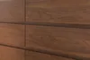 Miliboo - Kommode mit 6 Schubladen aus dunklem Holz B120 cm Produktbild-Vorschau 2