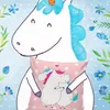 Mr. & Mrs. Panda Dekokissen Einhorn Mitteilung - Rot Produktbild-Vorschau 2