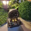 Zimmer-Tischbrunnen mit LED Beleuchtung Zen rund Produktbild-Vorschau 2