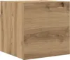 A cube-shaped wooden cabinet. Produktbild-Vorschau