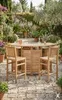 Barhocker in Teak für den Garten oder Terasse Produktbild-Vorschau 2
