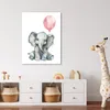 Leinwand Bilder 50x70 cm - Kinder Ballon - Drache - Rosa, Produktbild-Vorschau 3