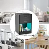 2er Set LED Nachttisch mit Steckdose & USB, 2 Schubladen Produktbild-Vorschau 2